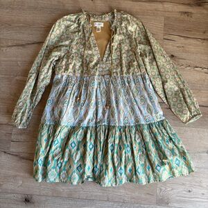 Jessica Simpson Multicolor Patterned Mini Dress